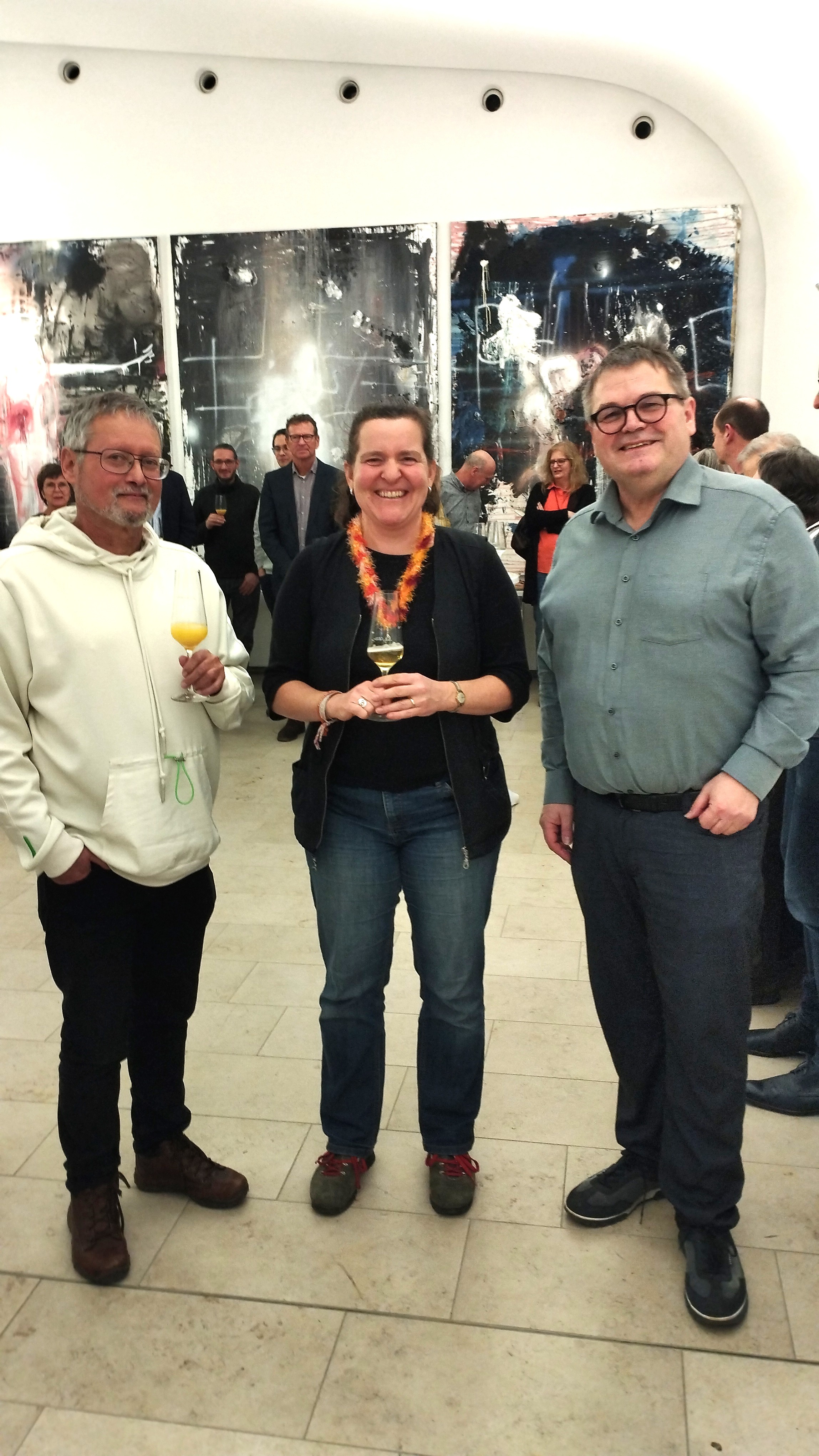 Klaus Köhler, Birgit Hohm und Peter Hartlaub